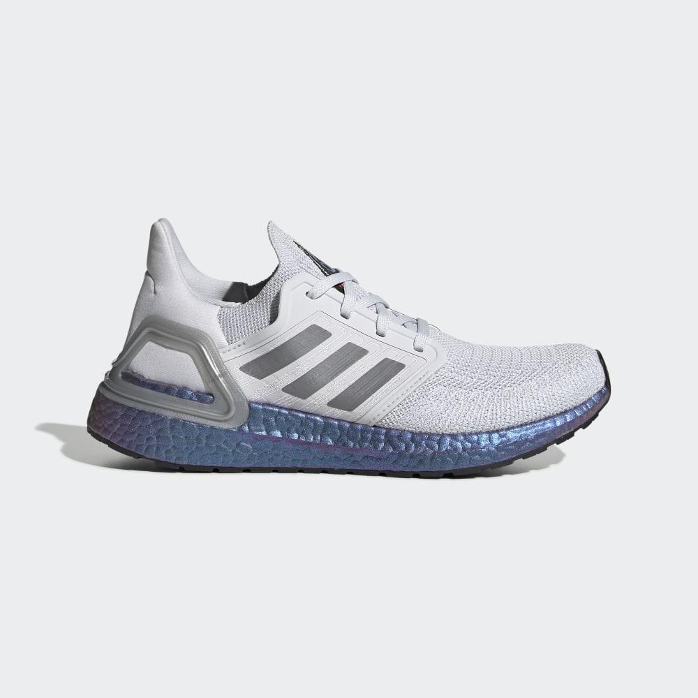 Adidasi Alergare Adidas Ultraboost 20 Dama Romania - Gri/Albastri Violet EG1369